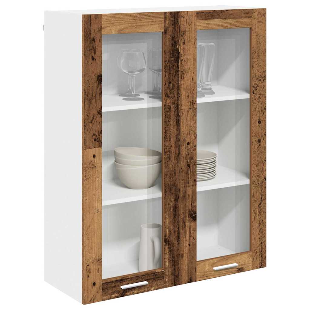 Dulap suspendat Riga Lemn Vechi 80 x 31 x 100 cm Lemn compozit — imaginea 4