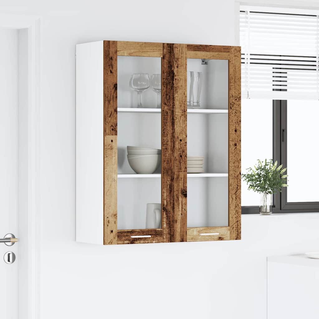 Dulap suspendat Riga Lemn Vechi 80 x 31 x 100 cm Lemn compozit — imaginea 5
