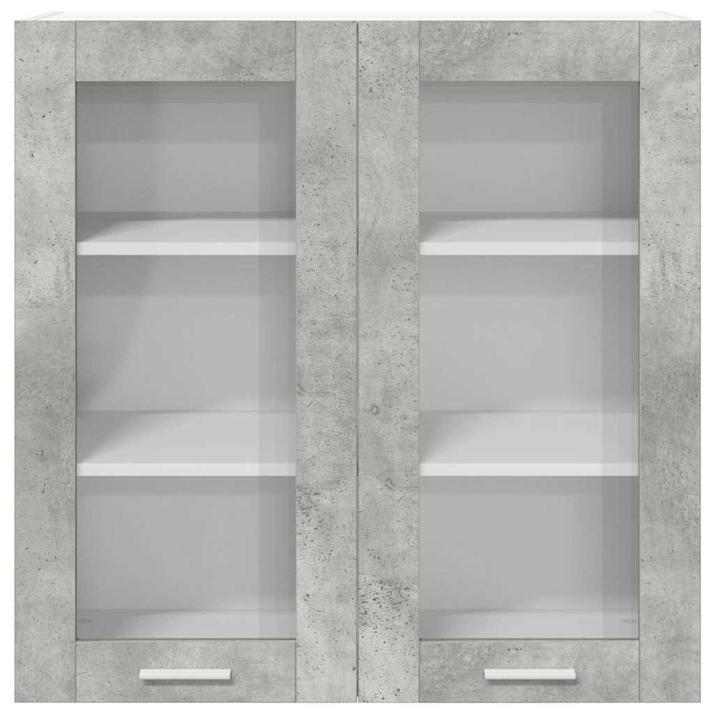 Dulap suspendat cu raft Riga Gri din beton 80 x 31 x 80 cm — imaginea 7