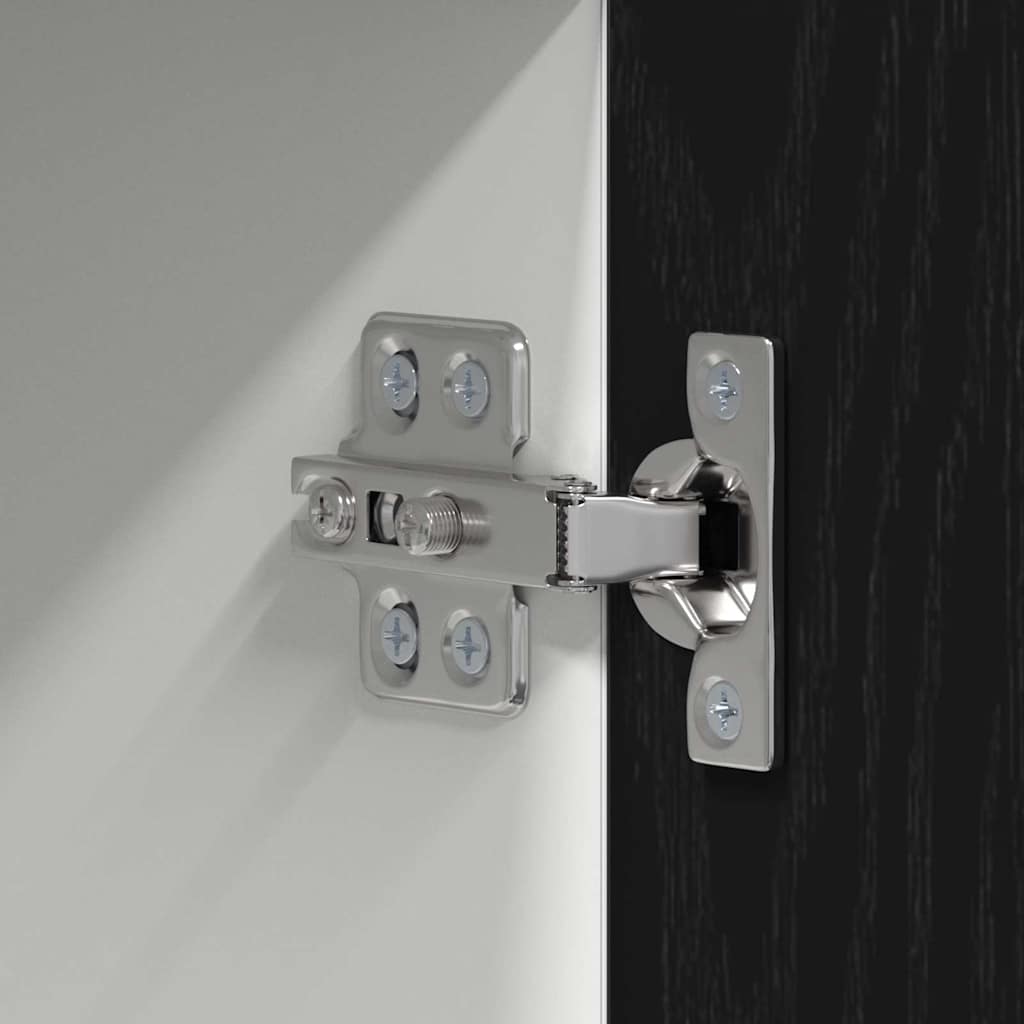 Dulap suspendat Riga Stejar negru si Alb 50 x 31 x 100 cm — imaginea 10