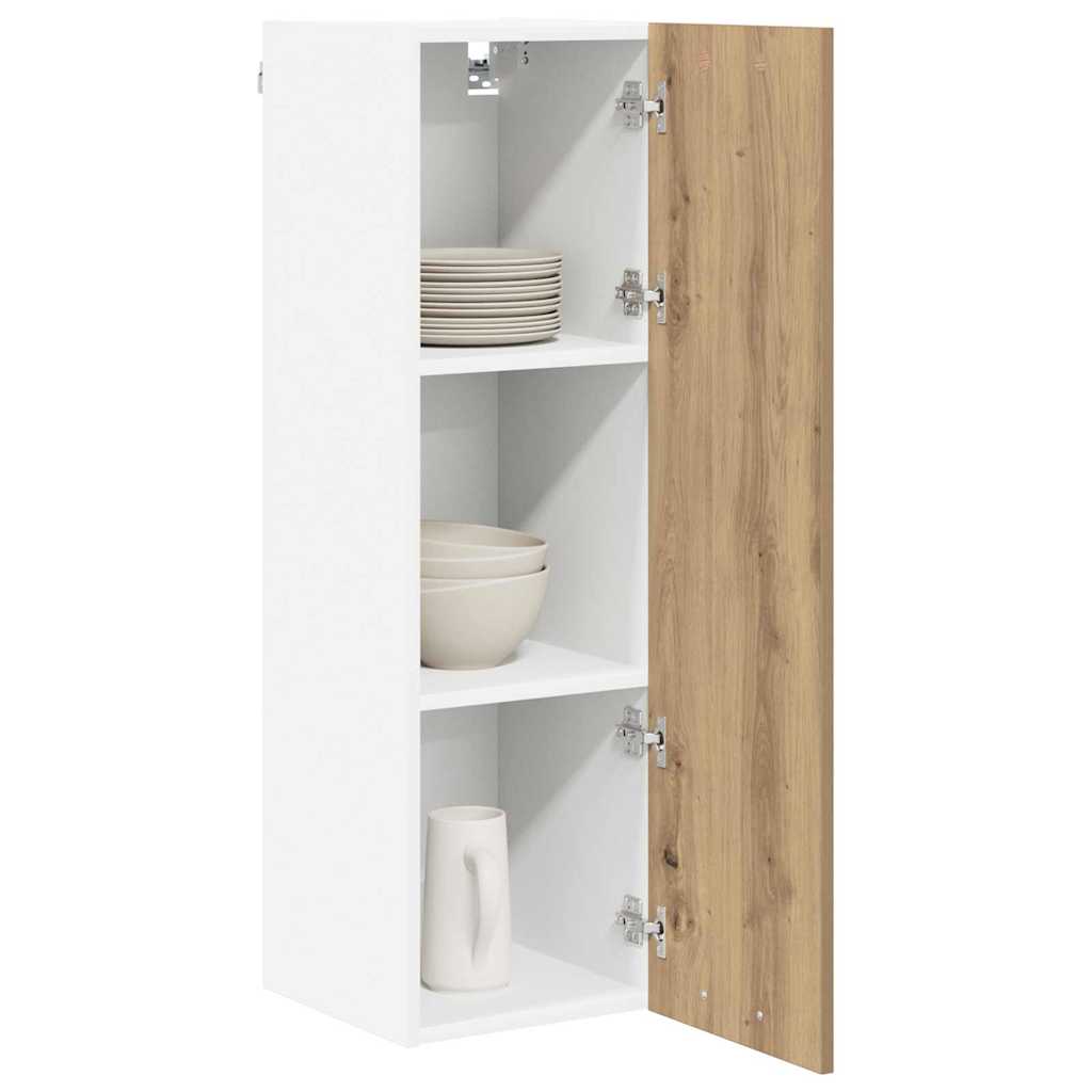 Dulap suspendat cu raft Riga Stejar Artizanal 30 x 31 x 100 cm — imaginea 4