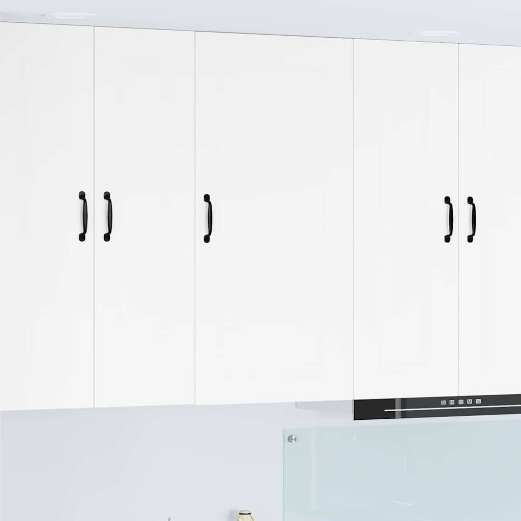 Dulap suspendat de bucatarie cu usa Alb lucios 50 x 31 x 100 cm — imaginea 2