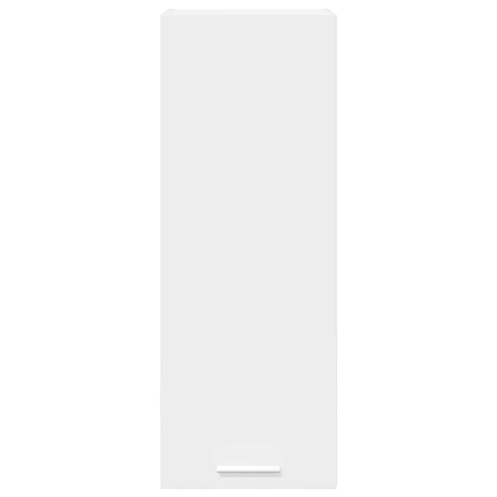 Dulap suspendat Riga 2 pcs Alb 30 x 31 x 80 cm Lemn compozit — imaginea 8