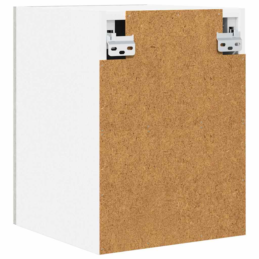 Dulap suspendat cu raft Riga Gri beton si Alb 30 x 31 x 40 cm — imaginea 9