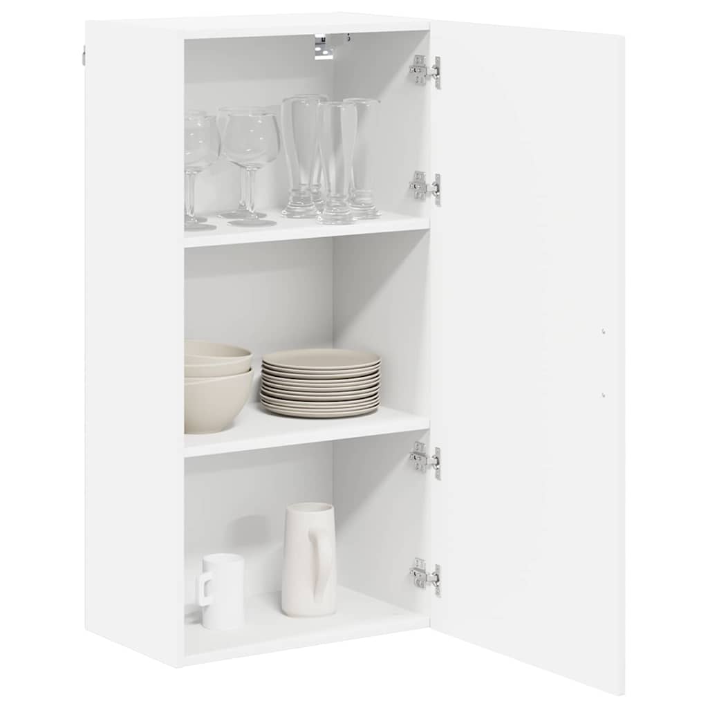 Dulap suspendat de bucatarie cu usa Alb lucios 50 x 31 x 100 cm — imaginea 4