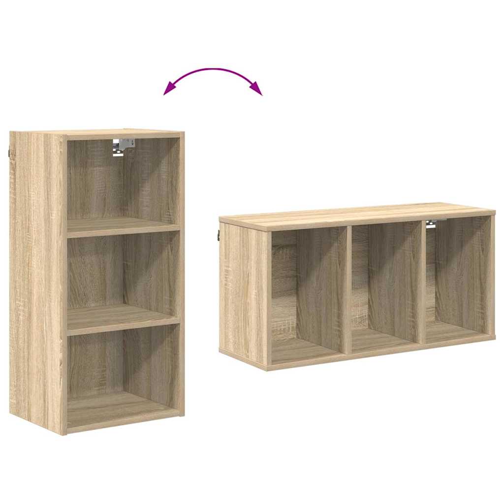 Dulap suspendat cu raft Riga Stejar Sonoma 40 x 29,5 x 80 cm — imaginea 11
