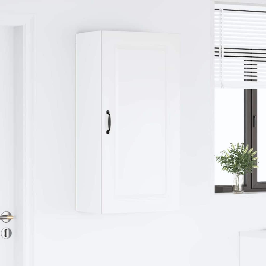 Dulap suspendat de bucatarie cu usa Alb lucios 50 x 31 x 100 cm — imaginea 5
