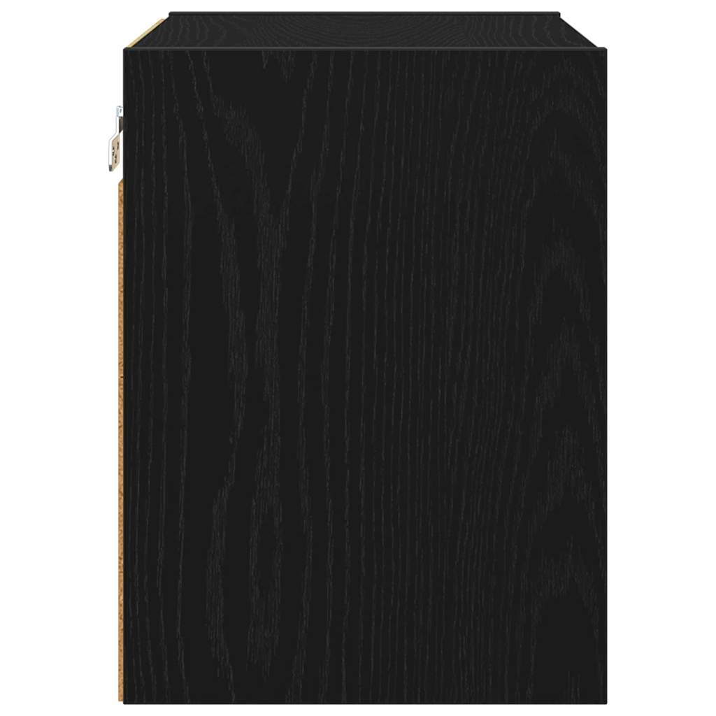 Dulap suspendat cu raft Riga Stejar Negru 40 x 29,5 x 40 cm — imaginea 7