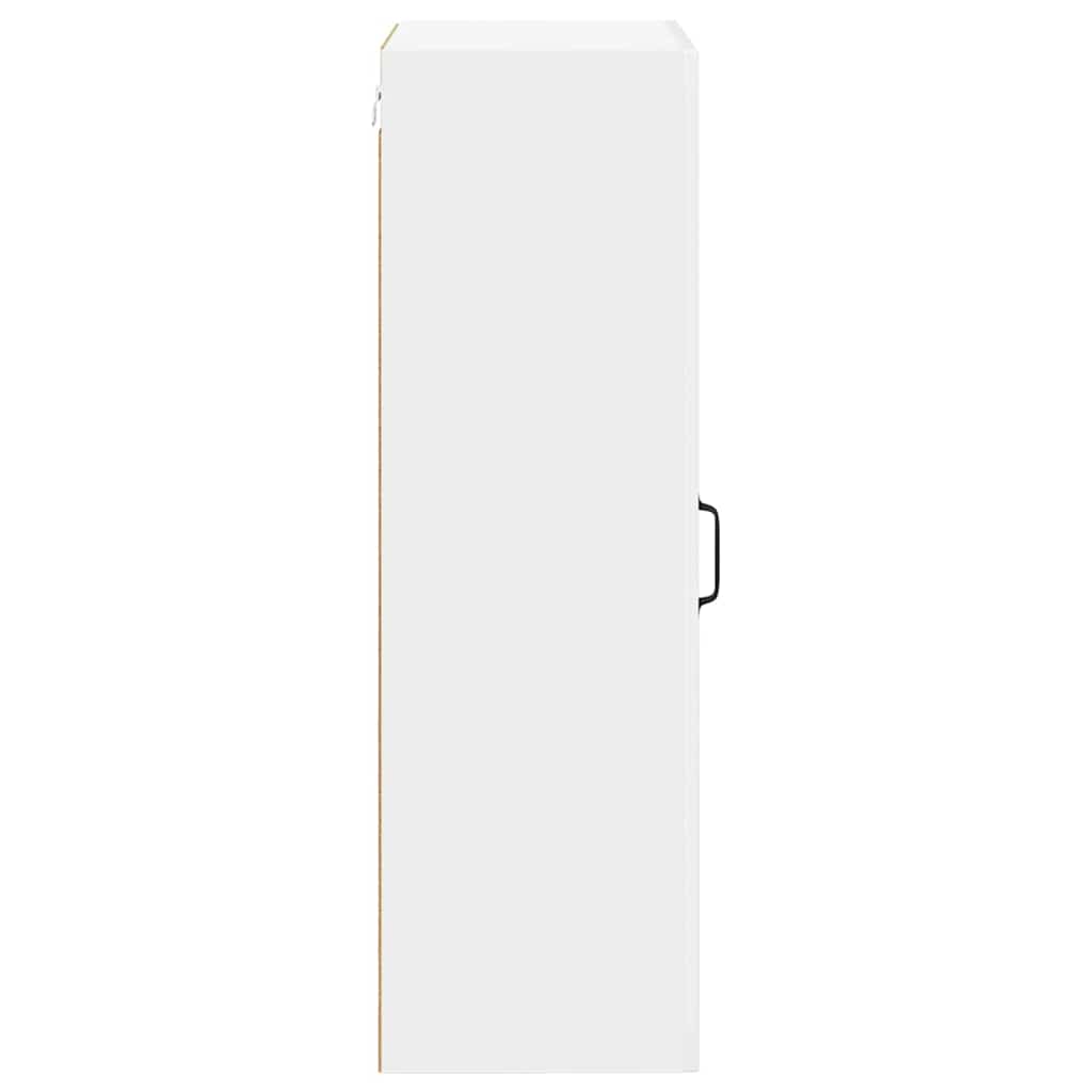 Dulap suspendat de bucatarie cu usa Alb lucios 50 x 31 x 100 cm — imaginea 8