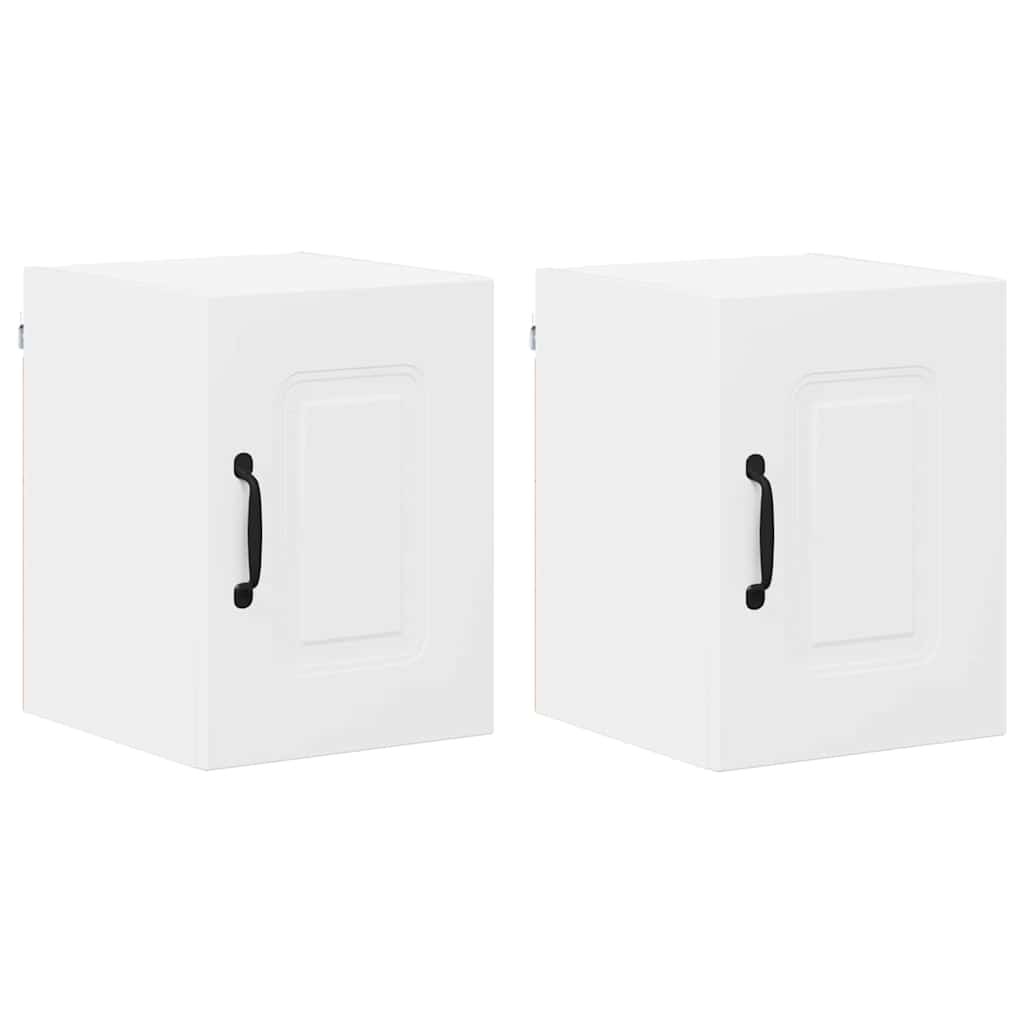 Dulap suspendat de bucatarie cu raft 2 pcs Alb 30 x 31 x 40 cm