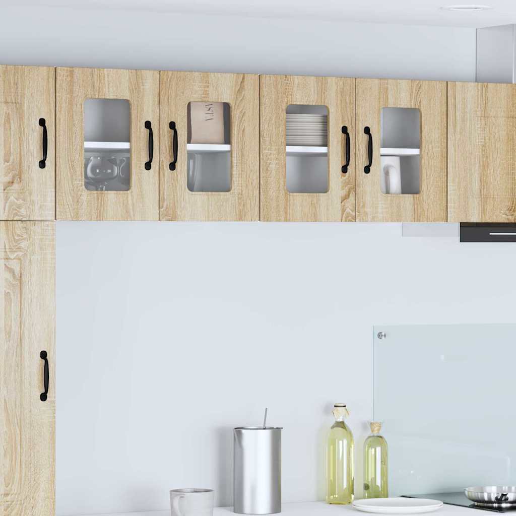 Dulap suspendat de bucatarie Stejar Sonoma 60 x 31 x 40 cm — imaginea 2