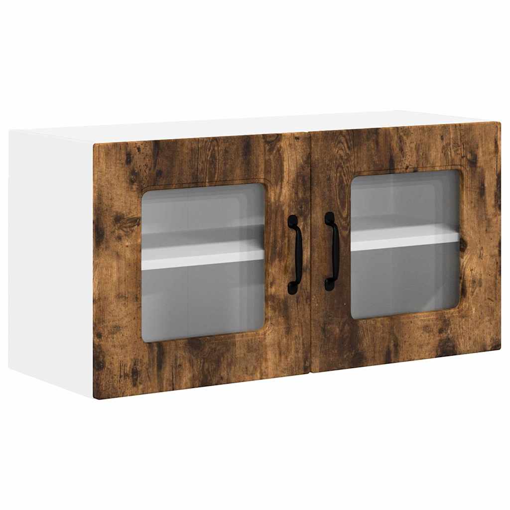 Dulap suspendat de bucatarie Stejar fumuriu 80 x 31 x 40 cm