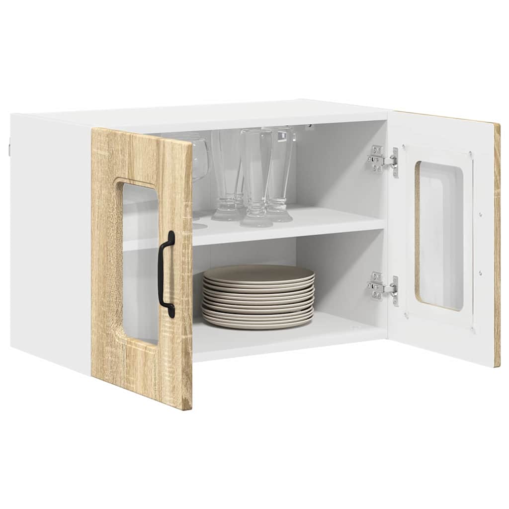 Dulap suspendat de bucatarie Stejar Sonoma 60 x 31 x 40 cm — imaginea 4