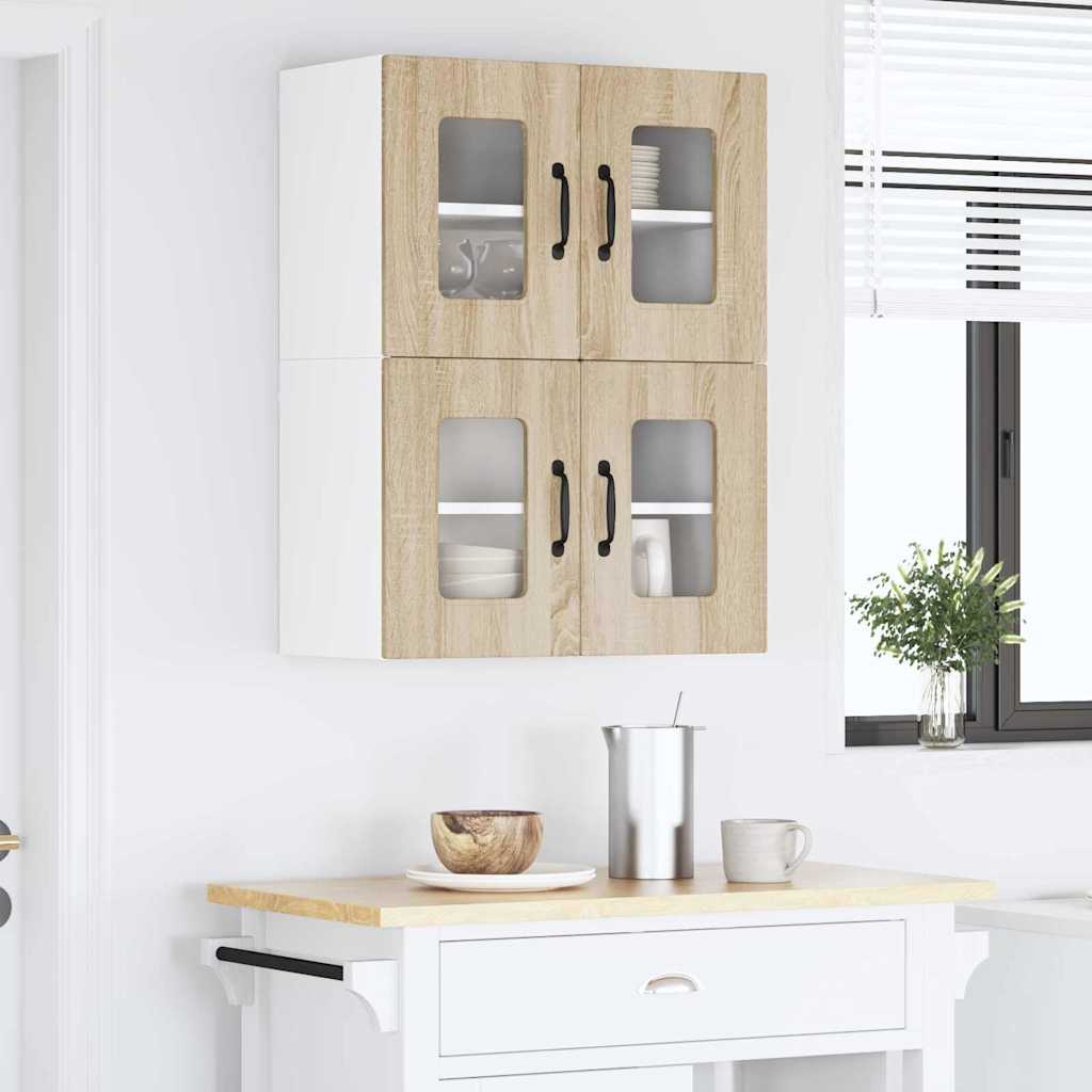 Dulap suspendat de bucatarie Stejar Sonoma 60 x 31 x 40 cm — imaginea 5