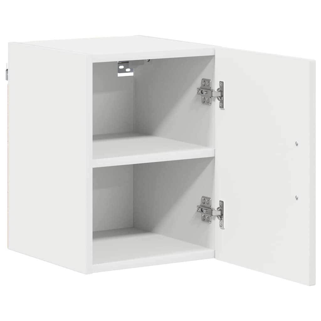 Dulap suspendat de bucatarie cu raft 2 pcs Alb 30 x 31 x 40 cm — imaginea 6