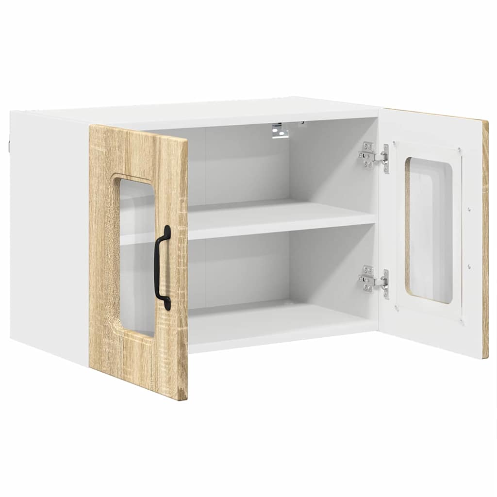 Dulap suspendat de bucatarie Stejar Sonoma 60 x 31 x 40 cm — imaginea 6