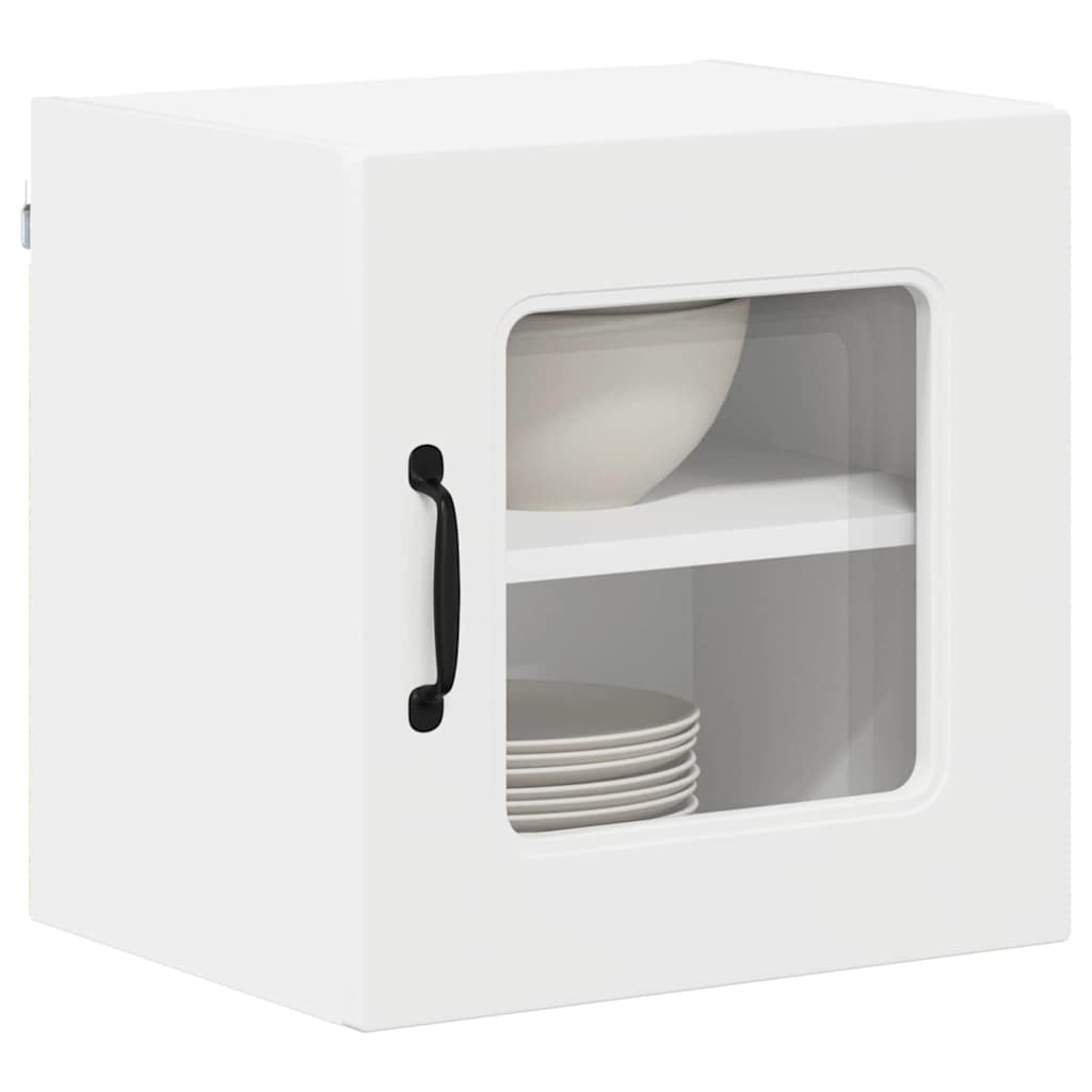 Dulap suspendat de bucatarie Alb 40 x 31 x 40 cm Lemn compozit — imaginea 4