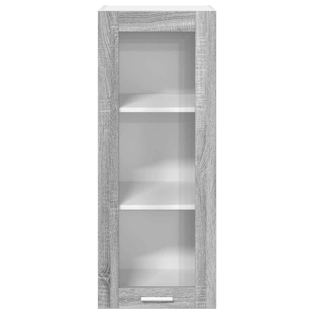 Dulap suspendat Riga Gri Sonoma 40 x 31 x 100 cm Lemn compozit — imaginea 7