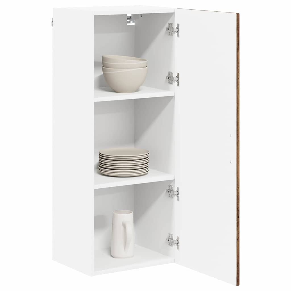 Dulap suspendat de bucatarie cu usa Lemn Vechi 40 x 31 x 100 cm — imaginea 4