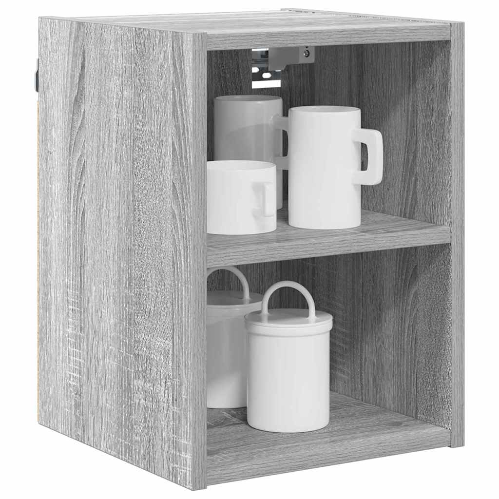 Dulap suspendat Riga Gri Sonoma 30 x 29,5 x 40 cm Lemn compozit — imaginea 4