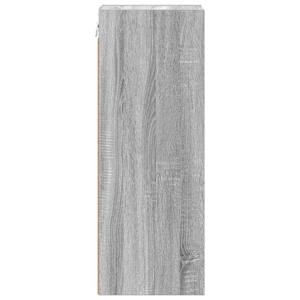 Dulap suspendat Riga Gri Sonoma 20 x 29,5 x 80 cm Lemn compozit — imaginea 7