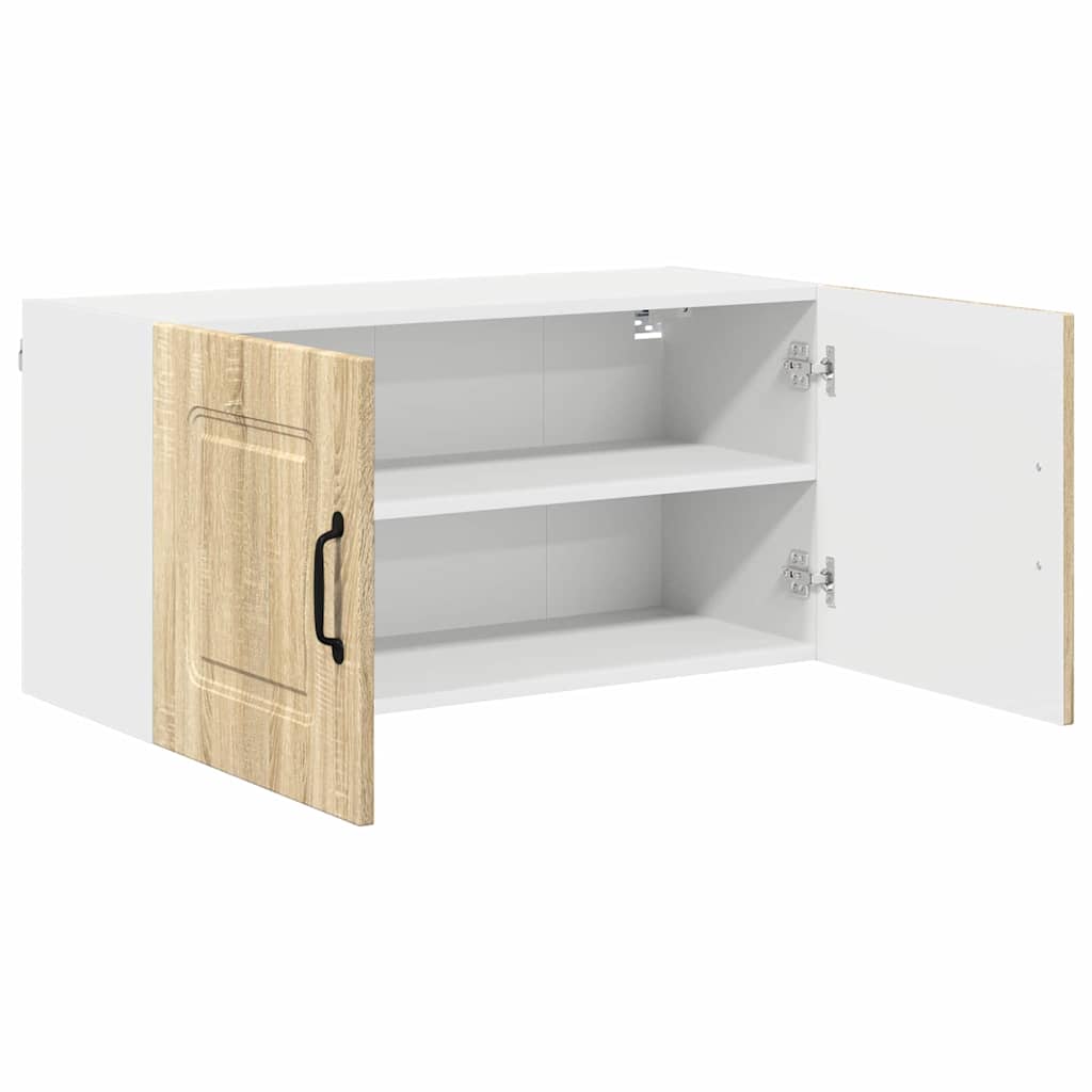 Dulap suspendat de bucatarie Stejar Sonoma 80 x 31 x 40 cm — imaginea 6