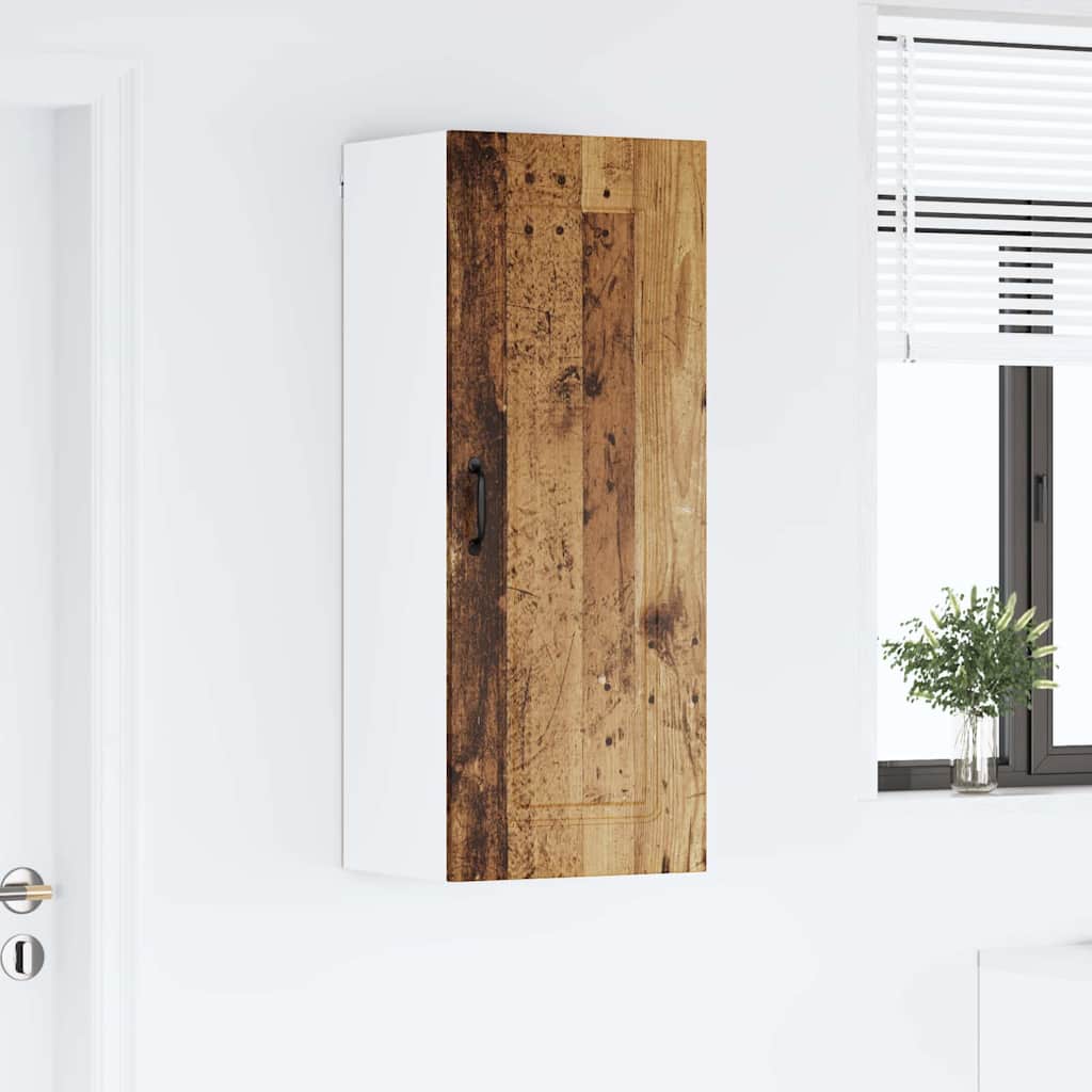 Dulap suspendat de bucatarie cu usa Lemn Vechi 40 x 31 x 100 cm — imaginea 5