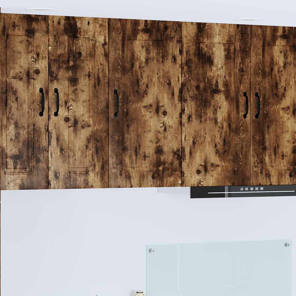 Dulap suspendat de bucatarie Stejar fumuriu 40 x 31 x 80 cm — imaginea 2