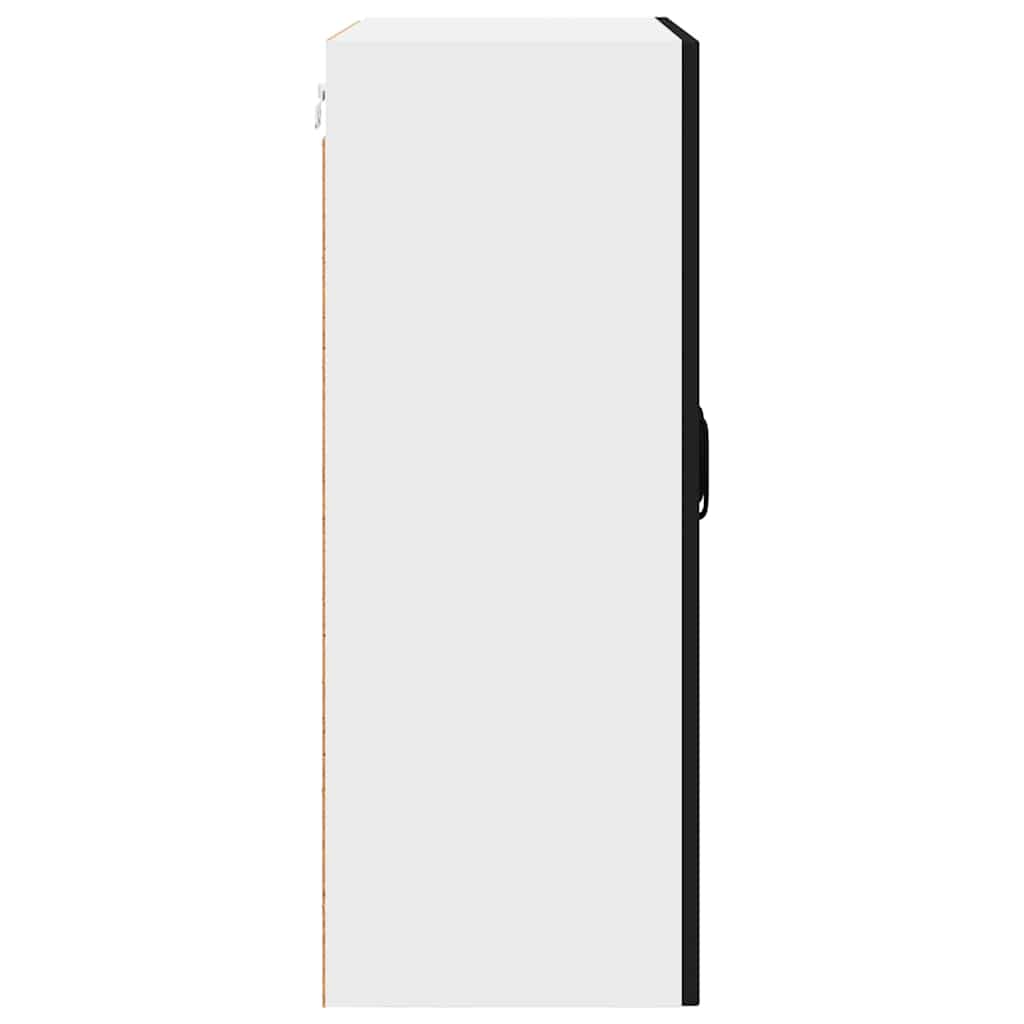 Dulap suspendat de bucatarie cu raft Negru 60 x 31 x 80 cm — imaginea 8