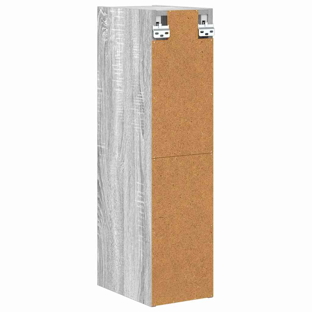 Dulap suspendat Riga Gri Sonoma 20 x 29,5 x 80 cm Lemn compozit — imaginea 8