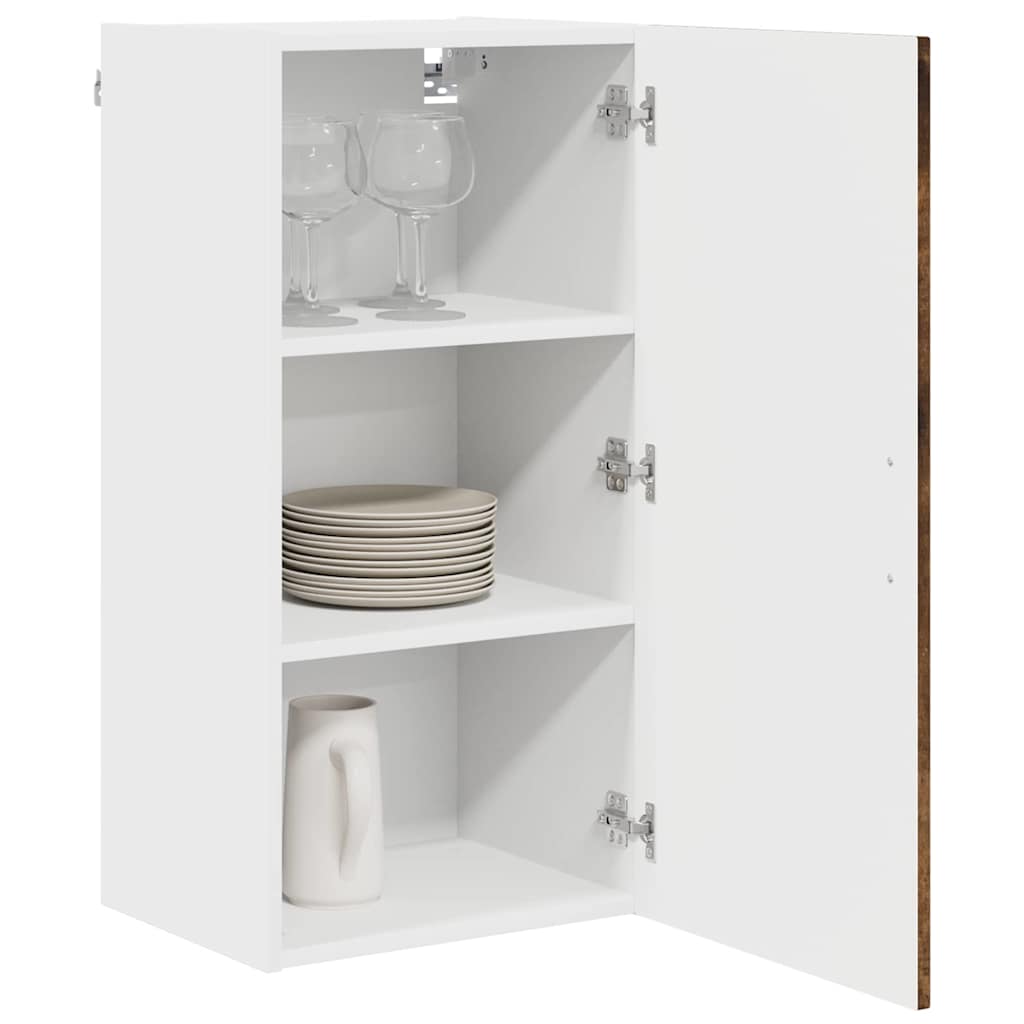 Dulap suspendat de bucatarie Stejar fumuriu 40 x 31 x 80 cm — imaginea 4