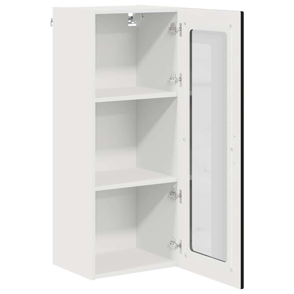Dulap suspendat de bucatarie cu raft Negru 40 x 31 x 100 cm — imaginea 6