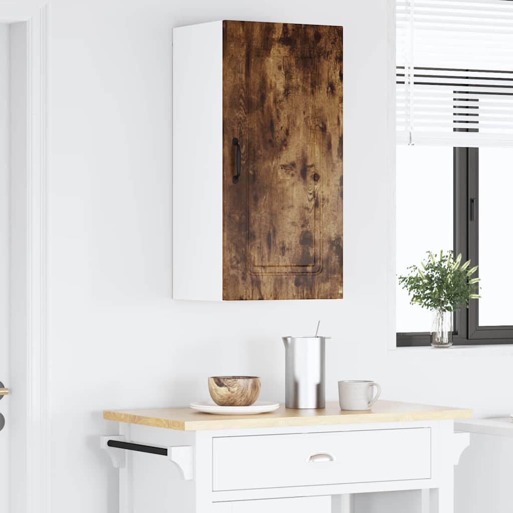 Dulap suspendat de bucatarie Stejar fumuriu 40 x 31 x 80 cm — imaginea 5