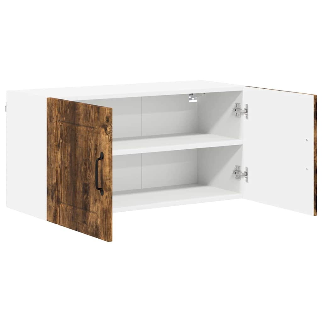 Dulap suspendat de bucatarie Stejar fumuriu 80 x 31 x 40 cm — imaginea 6