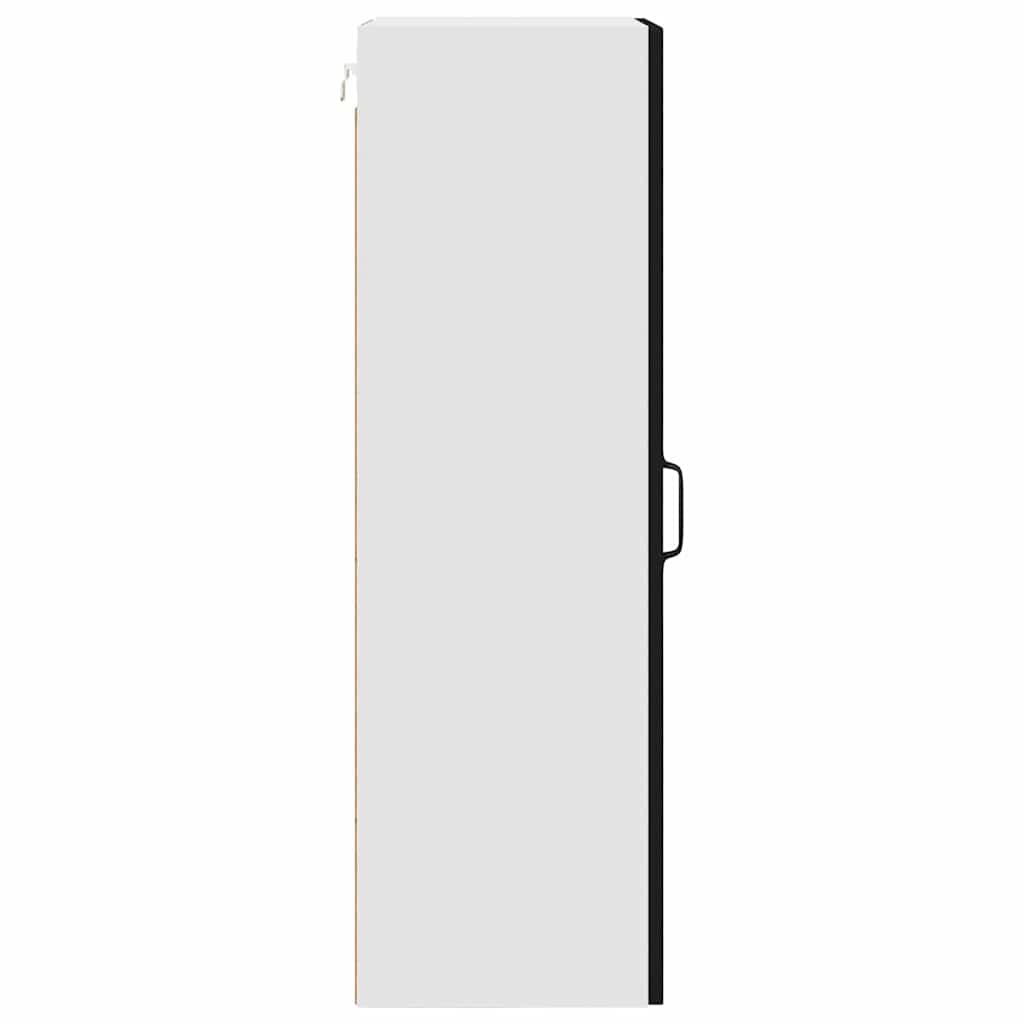 Dulap suspendat de bucatarie cu raft Negru 40 x 31 x 100 cm — imaginea 8