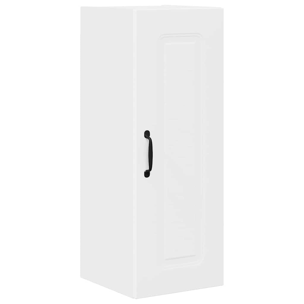 Dulap suspendat de bucatarie cu raft 2 pcs Alb 30 x 31 x 80 cm — imaginea 6