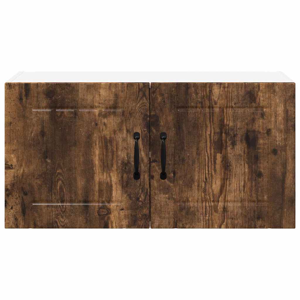 Dulap suspendat de bucatarie Stejar fumuriu 80 x 31 x 40 cm — imaginea 7
