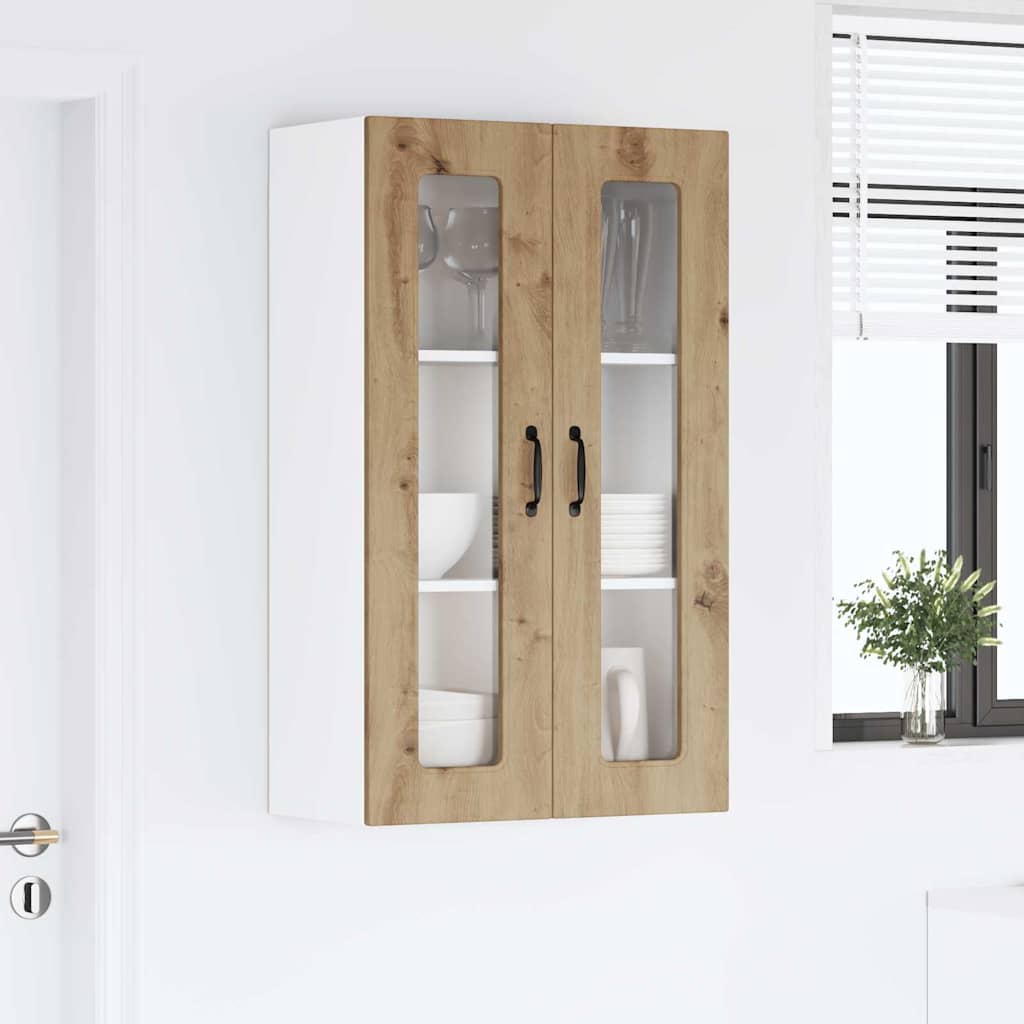 Dulap suspendat de bucatarie Stejar Artizanal 60 x 31 x 100 cm — imaginea 5