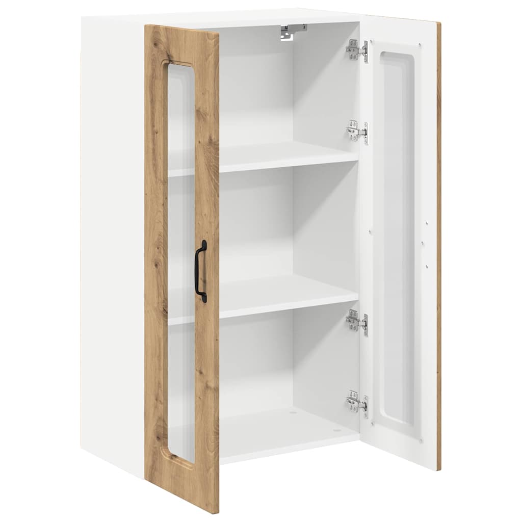 Dulap suspendat de bucatarie Stejar Artizanal 60 x 31 x 100 cm — imaginea 6