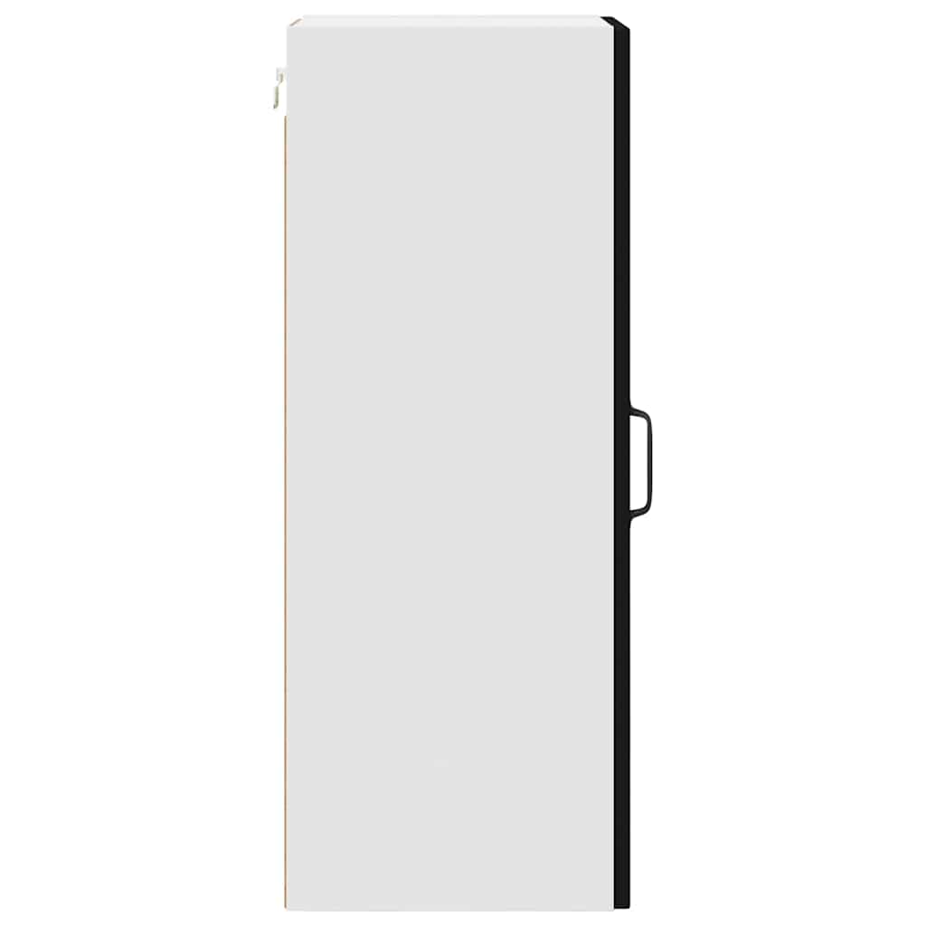 Dulap suspendat de bucatarie cu raft Negru 30 x 31 x 80 cm — imaginea 8