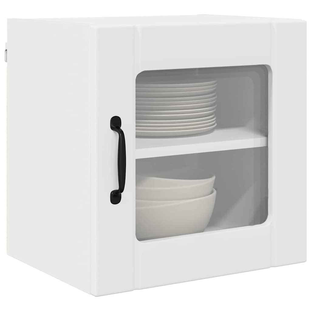 Dulap suspendat de bucatarie Alb 40 x 31 x 40 cm Lemn compozit — imaginea 4