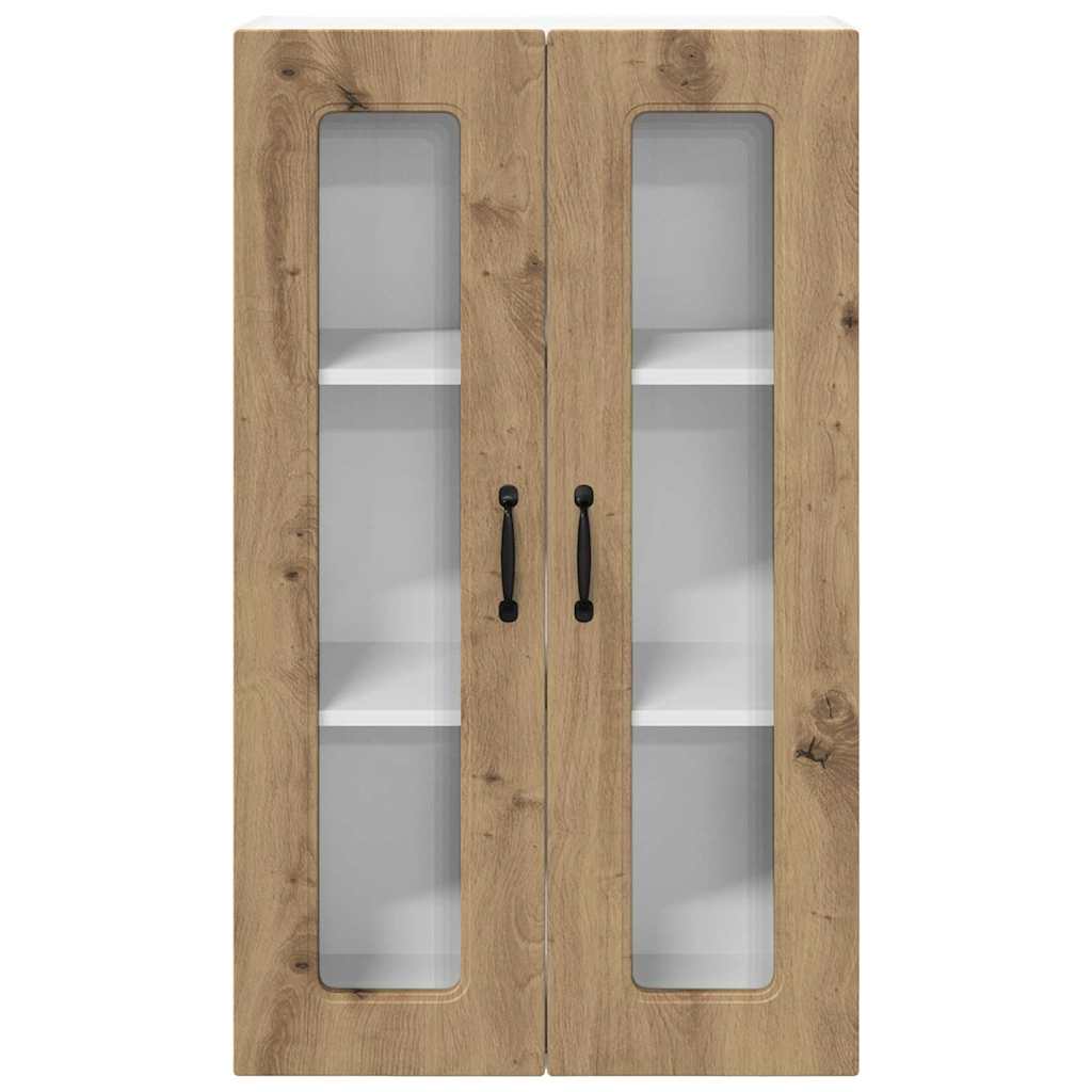 Dulap suspendat de bucatarie Stejar Artizanal 60 x 31 x 100 cm — imaginea 7