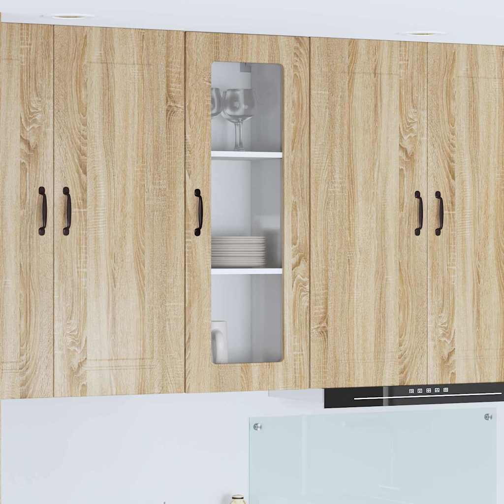 Dulap suspendat de bucatarie Stejar Sonoma 40 x 31 x 100 cm — imaginea 2