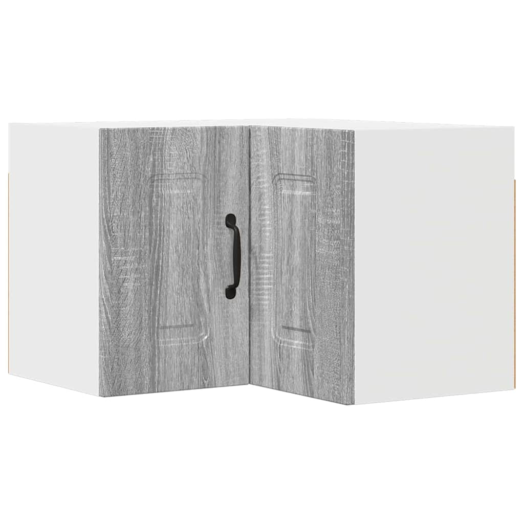 Dulap suspendat de bucatarie cu raft Gri Sonoma 57 x 57 x 40 cm