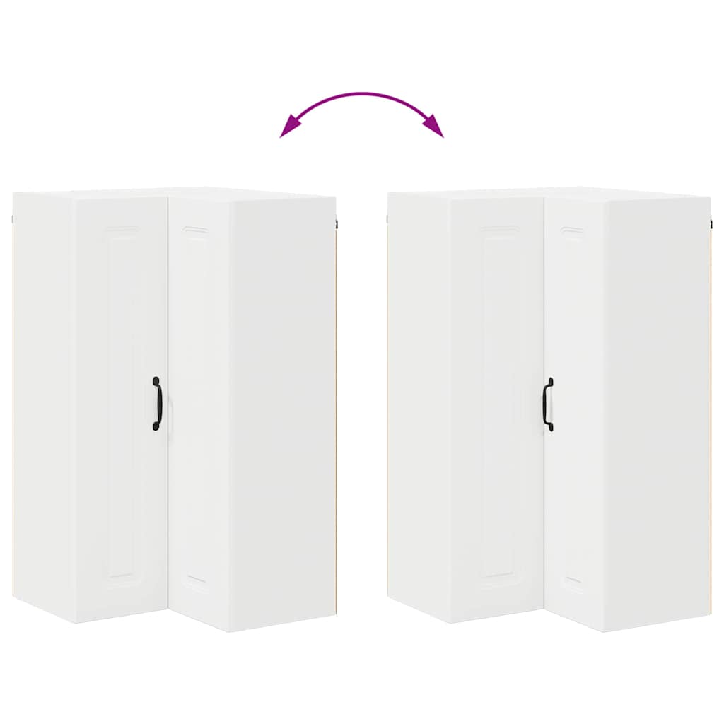 Dulap suspendat de bucatarie Alb 57 x 57 x 100 cm Lemn compozit — imaginea 12