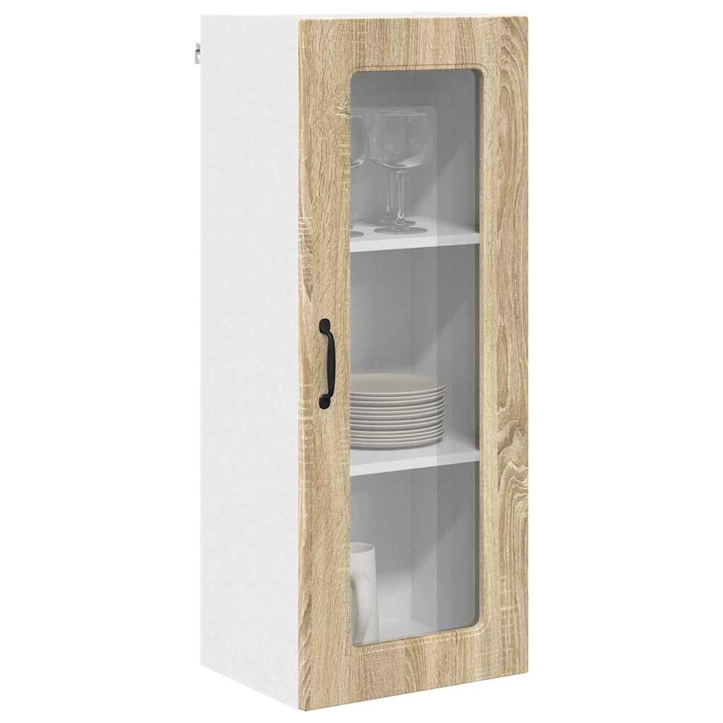 Dulap suspendat de bucatarie Stejar Sonoma 40 x 31 x 100 cm — imaginea 4
