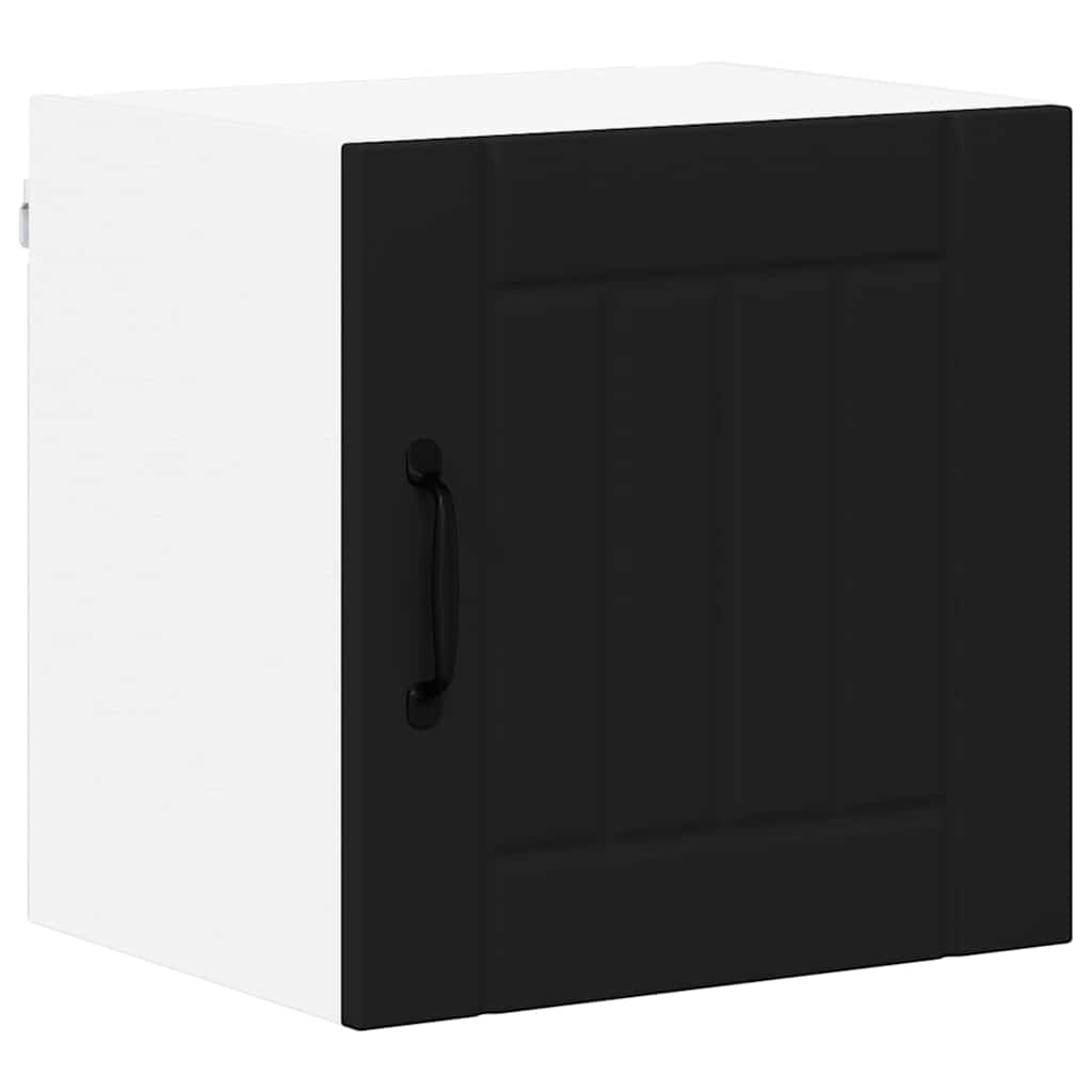 Dulap suspendat de bucatarie 2 pcs Negru 40 x 31 x 40 cm — imaginea 6