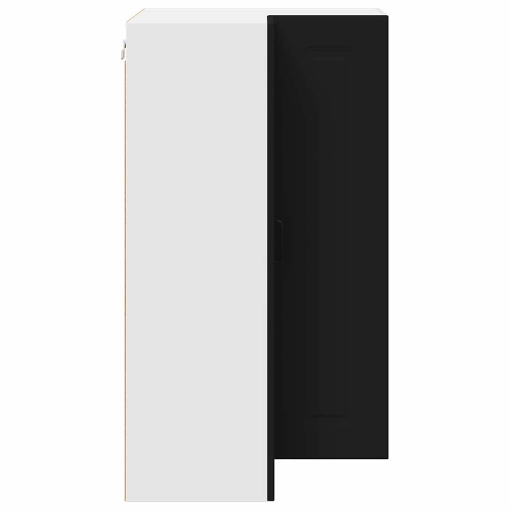 Dulap suspendat de bucatarie cu raft Negru 57 x 57 x 100 cm — imaginea 8