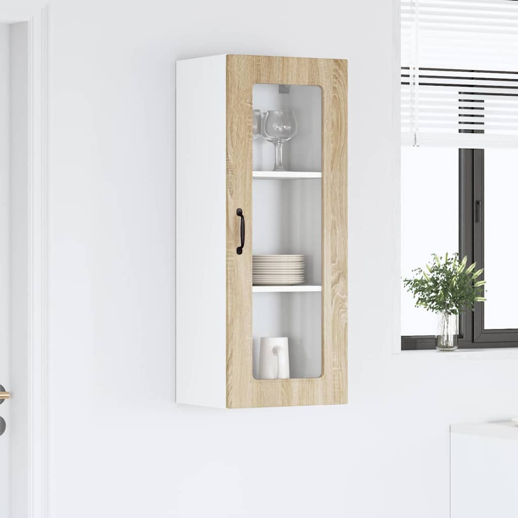 Dulap suspendat de bucatarie Stejar Sonoma 40 x 31 x 100 cm — imaginea 5