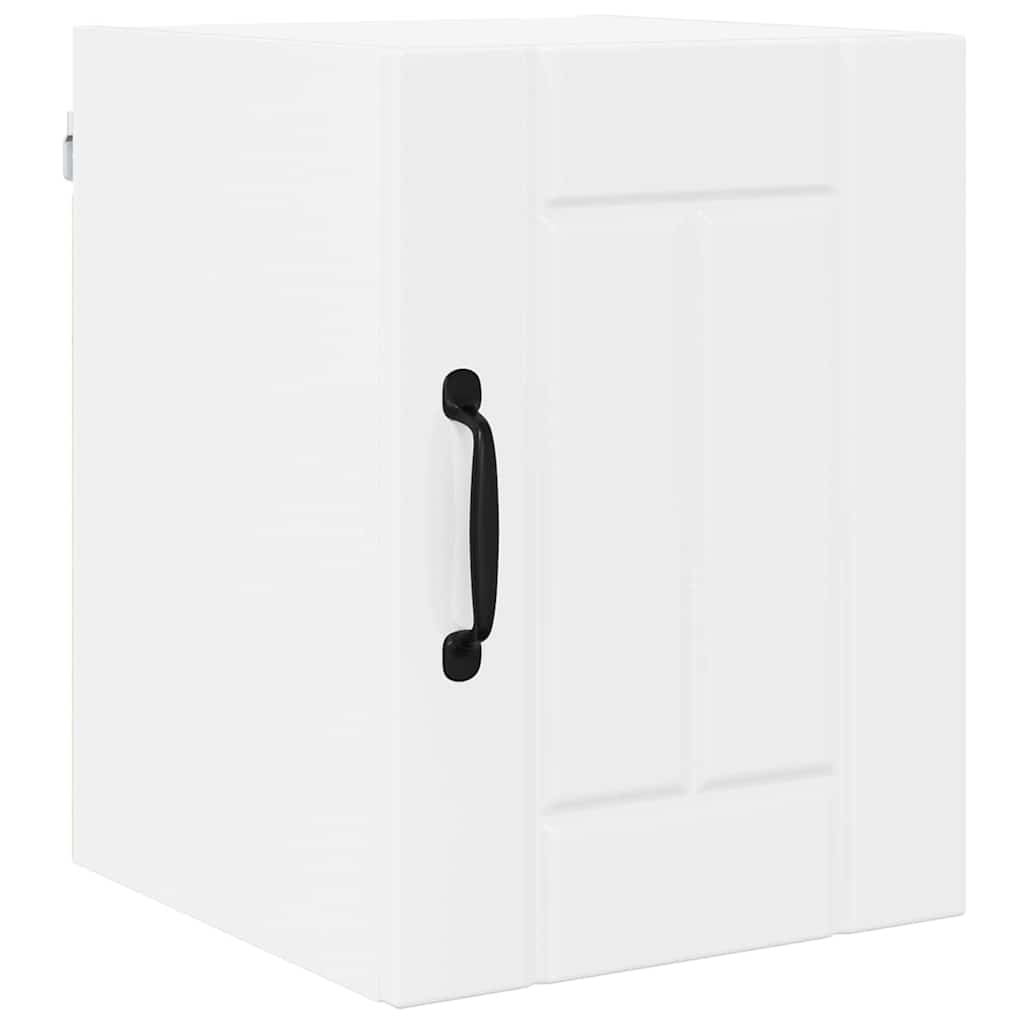 Dulap suspendat de bucatarie cu raft Alb lucios 30 x 31 x 40 cm